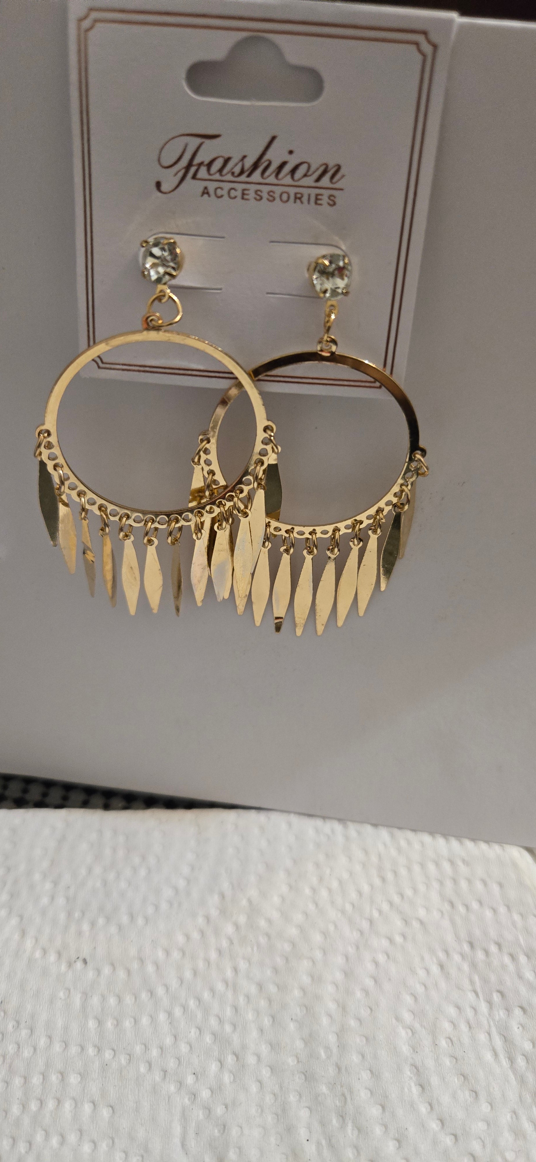 Sohi Gold Silver Dangled Earrings