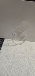Silver Double Hoop Earrings
